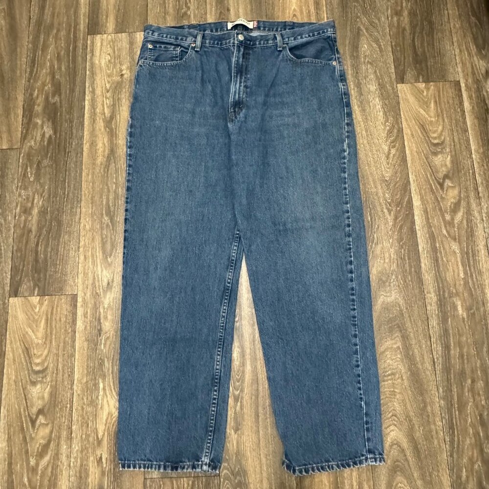 VTG Levi's 550 Jeans Men's 42x32 Medium Wash Relaxed Fit Stretch Denim Y2K 00s